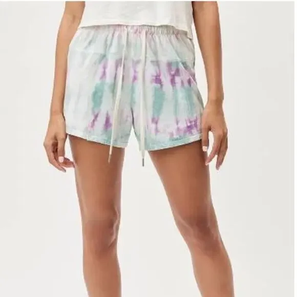 John Elliott Mineral x Opal Reconstructed Tie Dye Shorts NWT Size 1 Small - Picture 1 of 11